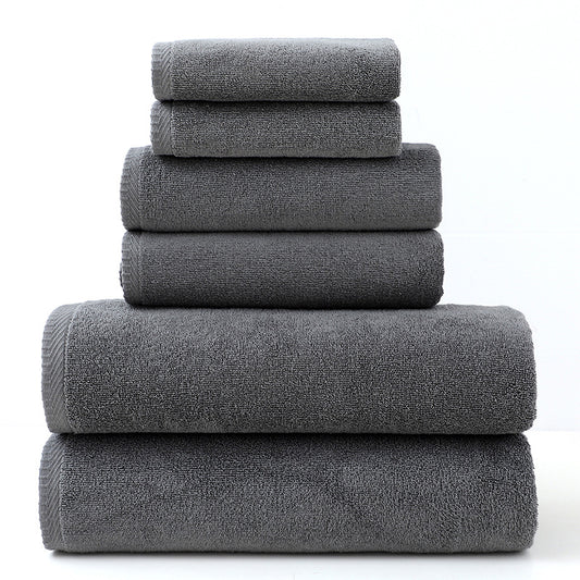 Premium Cotton Towel Set - 6 Pieces, Soft & Absorbent Bath Towels for Adults