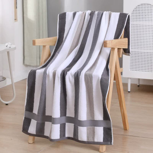 Ultra-Absorbent Long-Fiber Cotton Large Bath Towel – Perfect for Home, Hotel, and Beauty Salons