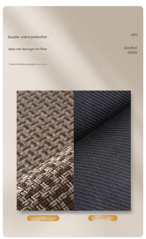Woven Kitchen Mat – Absorbent, Dirt-Resistant, Non-Slip Runner in Brown