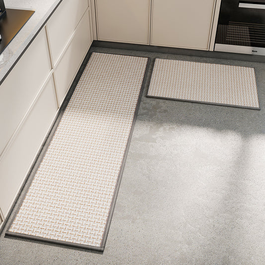 Woven Kitchen Mat – Absorbent, Dirt-Resistant, Non-Slip Runner in Gray