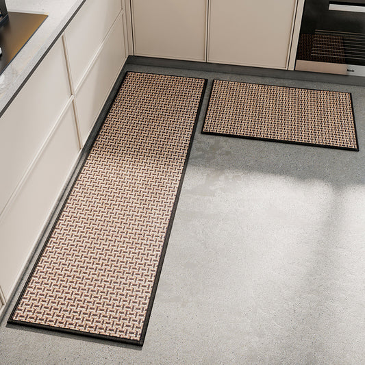 Woven Kitchen Mat – Absorbent, Dirt-Resistant, Non-Slip Runner in Black