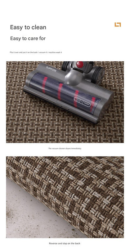 Woven Kitchen Mat – Absorbent, Dirt-Resistant, Non-Slip Runner in Black