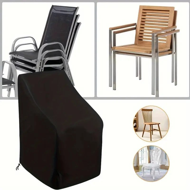 Outdoor Furniture Protector Set – Waterproof Oxford Covers for Round Table & Lounge Chair