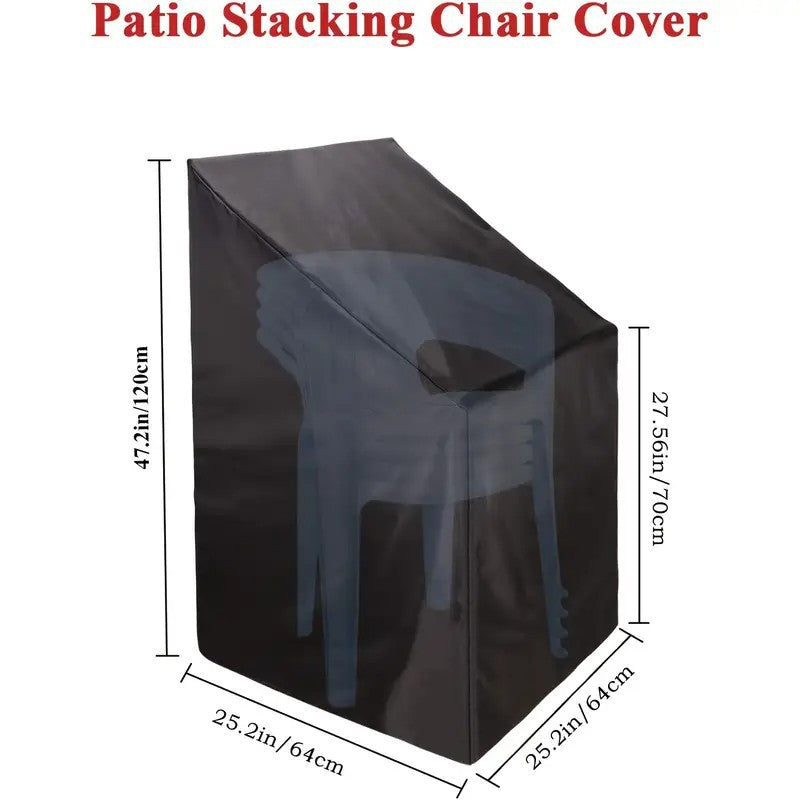 Outdoor Furniture Protector Set – Waterproof Oxford Covers for Round Table & Lounge Chair