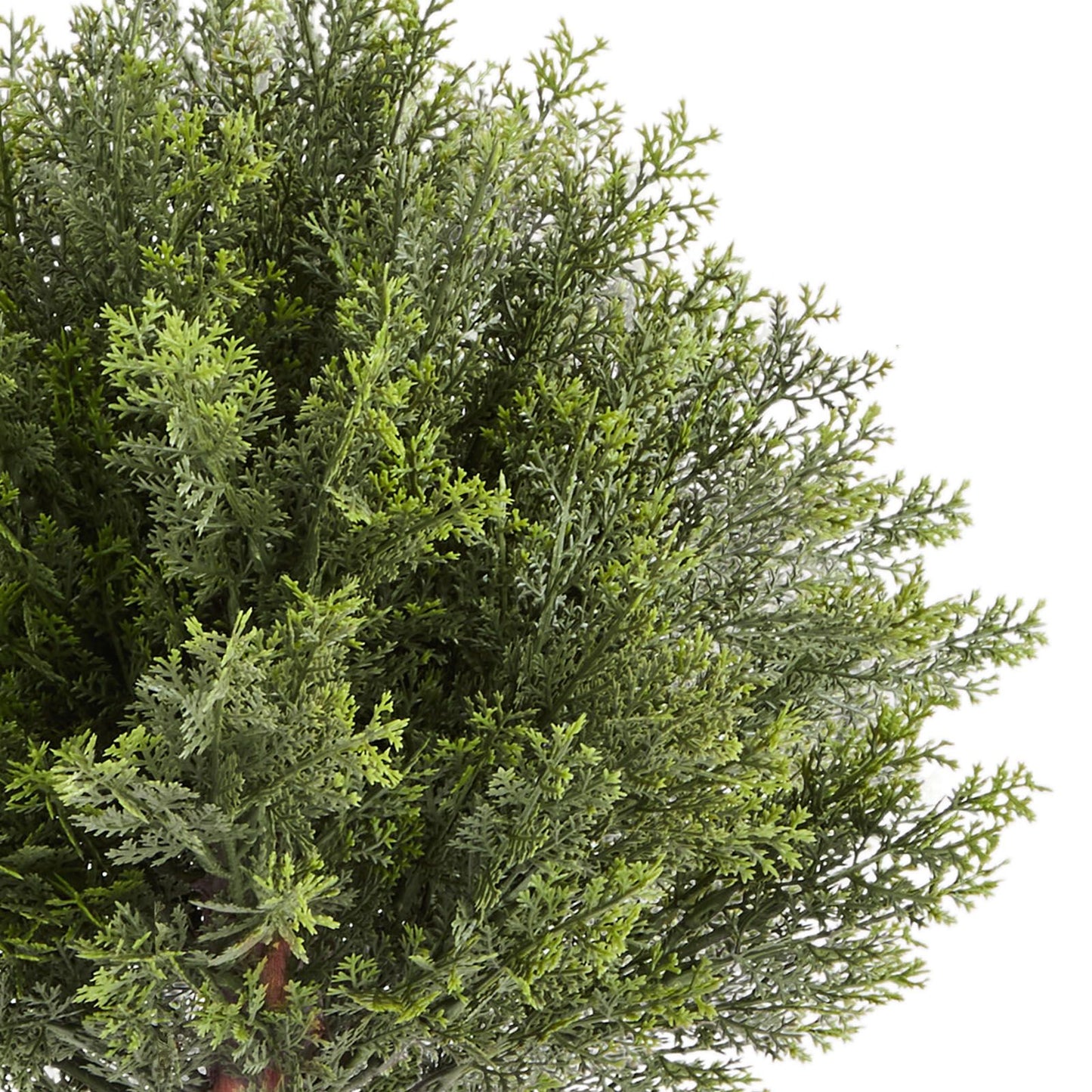 Artificial Topiary Cypress Trees – Realistic Faux Shrubs, 16-Inch, Weather-Resistant
