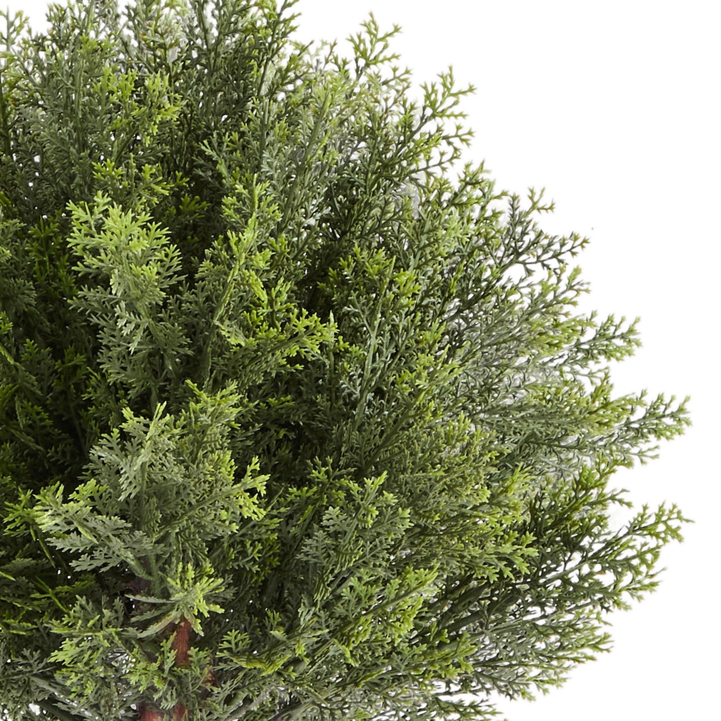 Artificial Topiary Cypress Trees – Realistic Faux Shrubs, 16-Inch, Weather-Resistant
