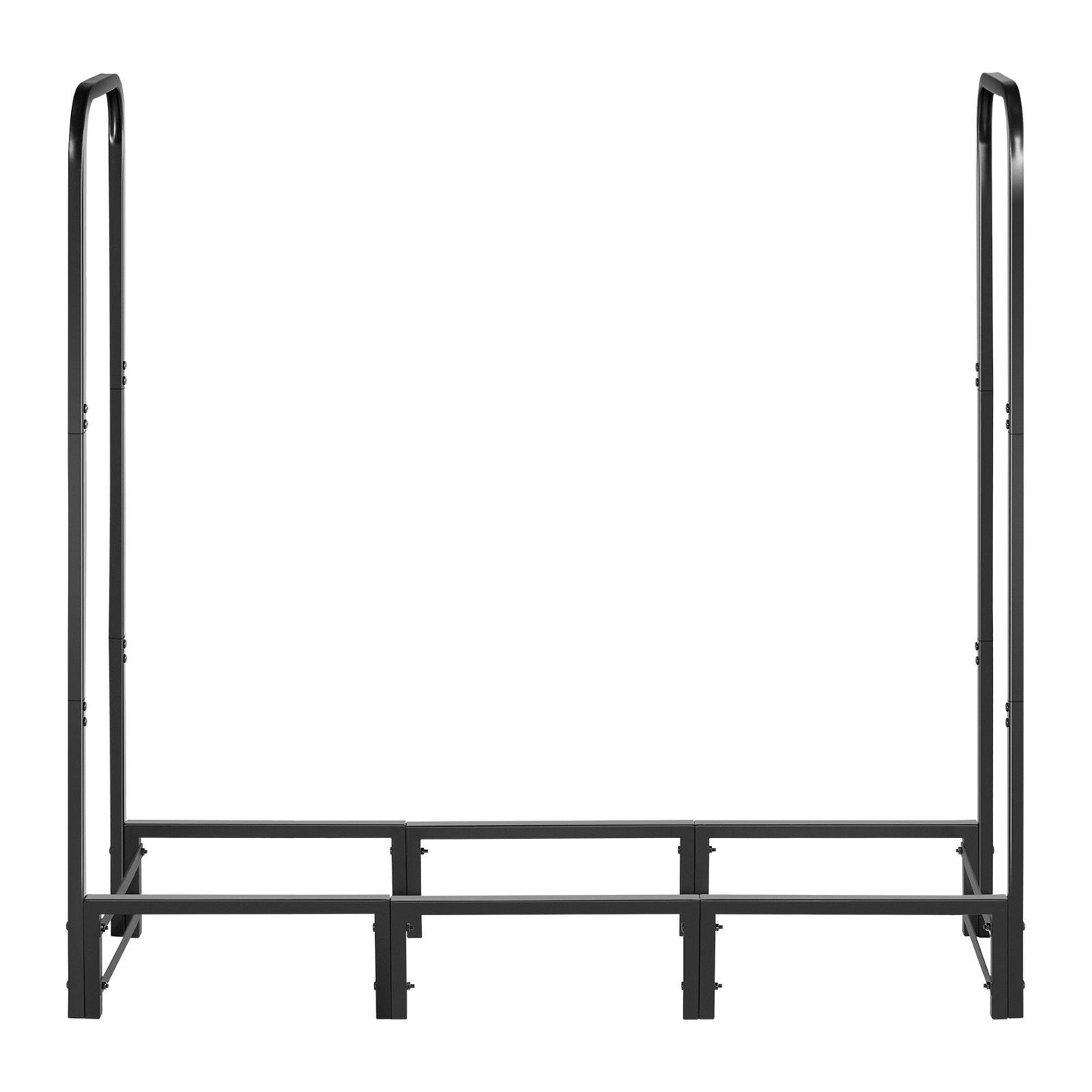 Firewood Rack with Waterproof Cover – 1/4 Cord Capacity, Powder-Coated Steel, 1.22m Outdoor Log Holder