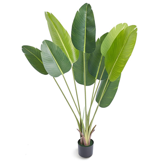 Artificial Birds of Paradise Tree – Lifelike 1.5m Faux Plant with PE Material and Anti-Tip Protection