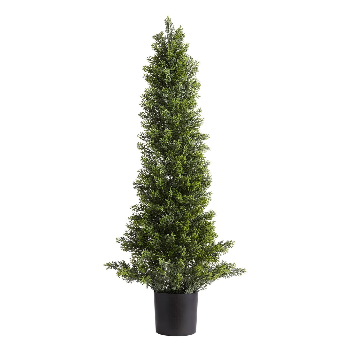 Artificial Topiary Cedar Trees – Realistic Faux Pine, 36 Inch, Weather-Resistant Set of 2
