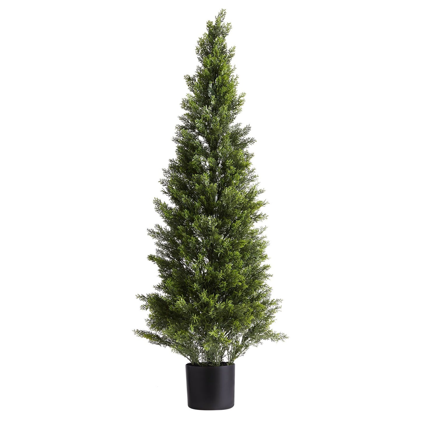 Artificial Topiary Cedar Trees – Realistic Faux Pine, 48 Inch, Weather-Resistant, Set of 2