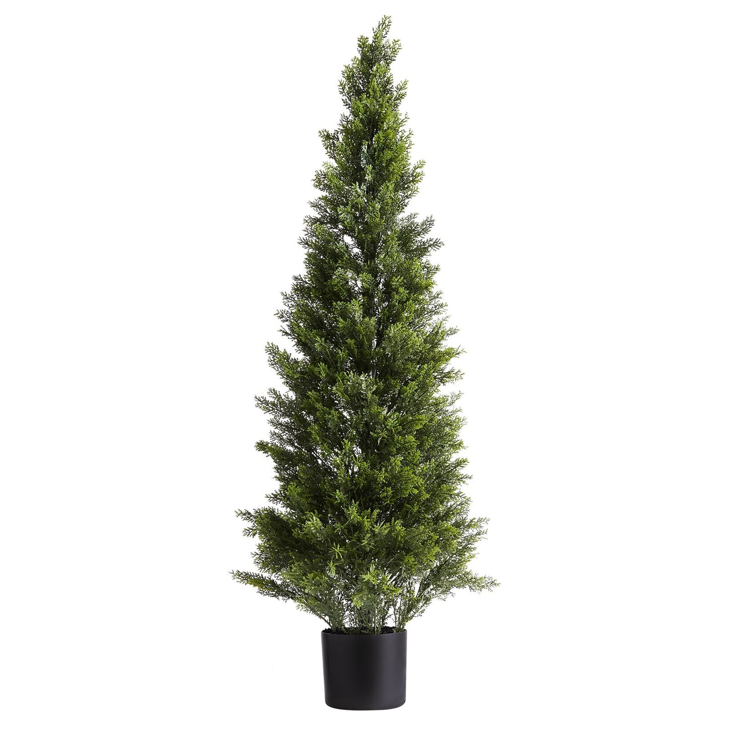 Artificial Topiary Cedar Trees – Realistic Faux Pine, 48 Inch, Weather-Resistant, Set of 2