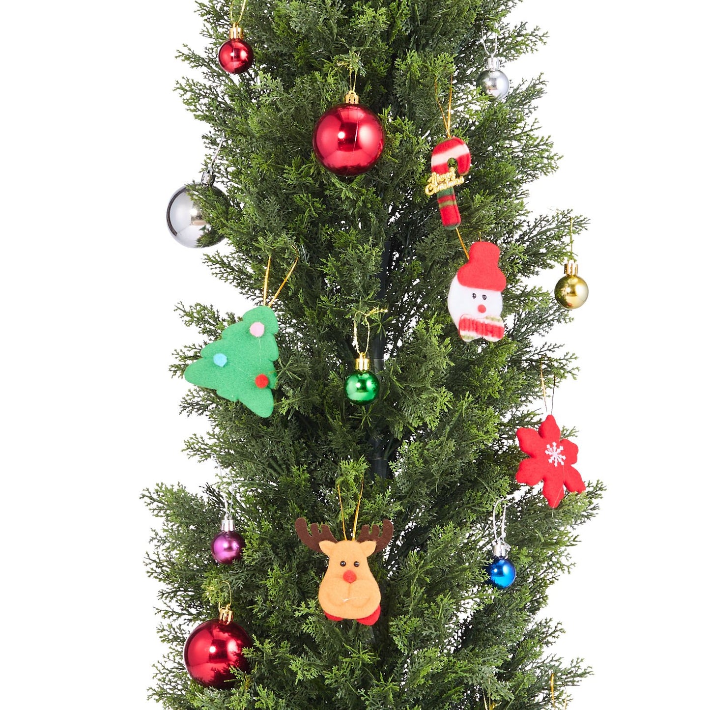 Artificial Topiary Cedar Trees – Realistic 60-Inch Faux Pine, Easy Assembly