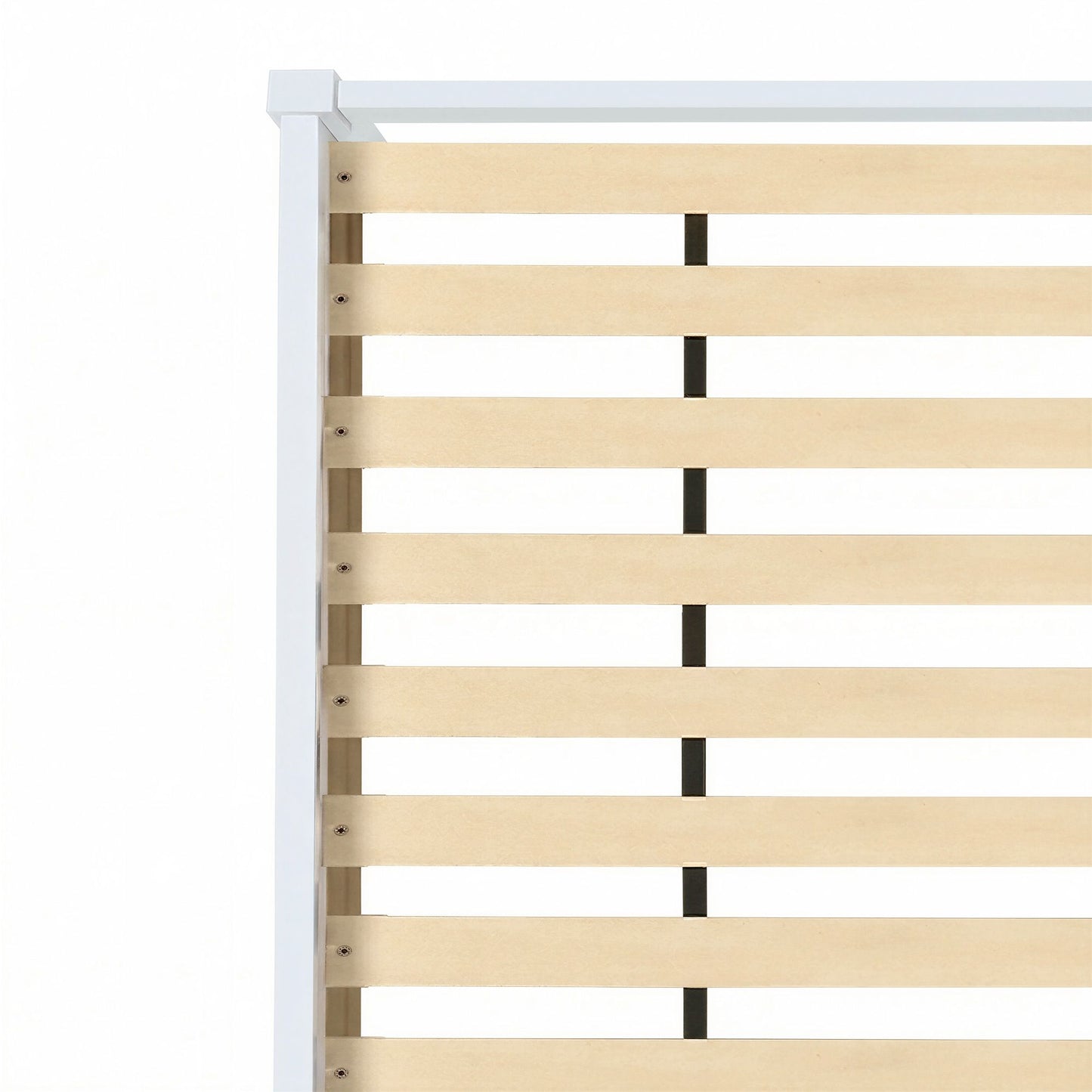 TWSC Bed Frame King Single Size Wooden White JADE