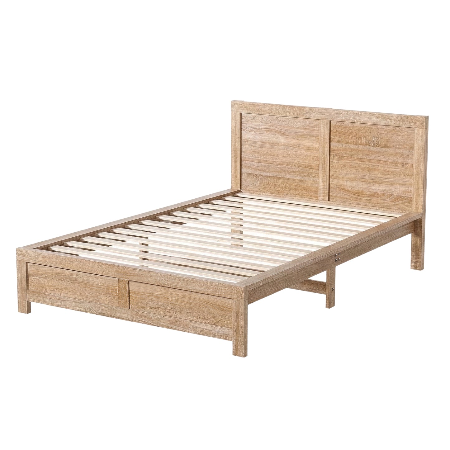 King Single Wooden Bed Frame – Pine Wood, Smooth Finish
