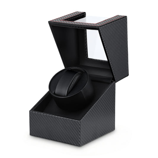 Embellir Watch Winder – Quiet Automatic, Carbon Fibre Black