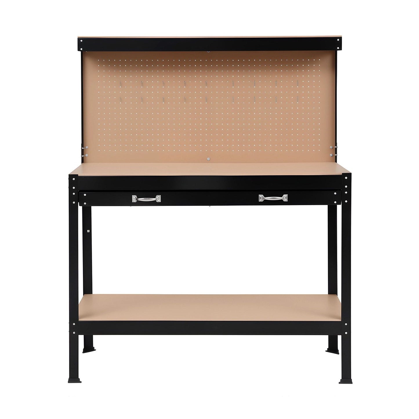 Giantz Workbench with Pegboard and Ultra-Wide 120cm Work Table for Garage DIY, 20 Hooks