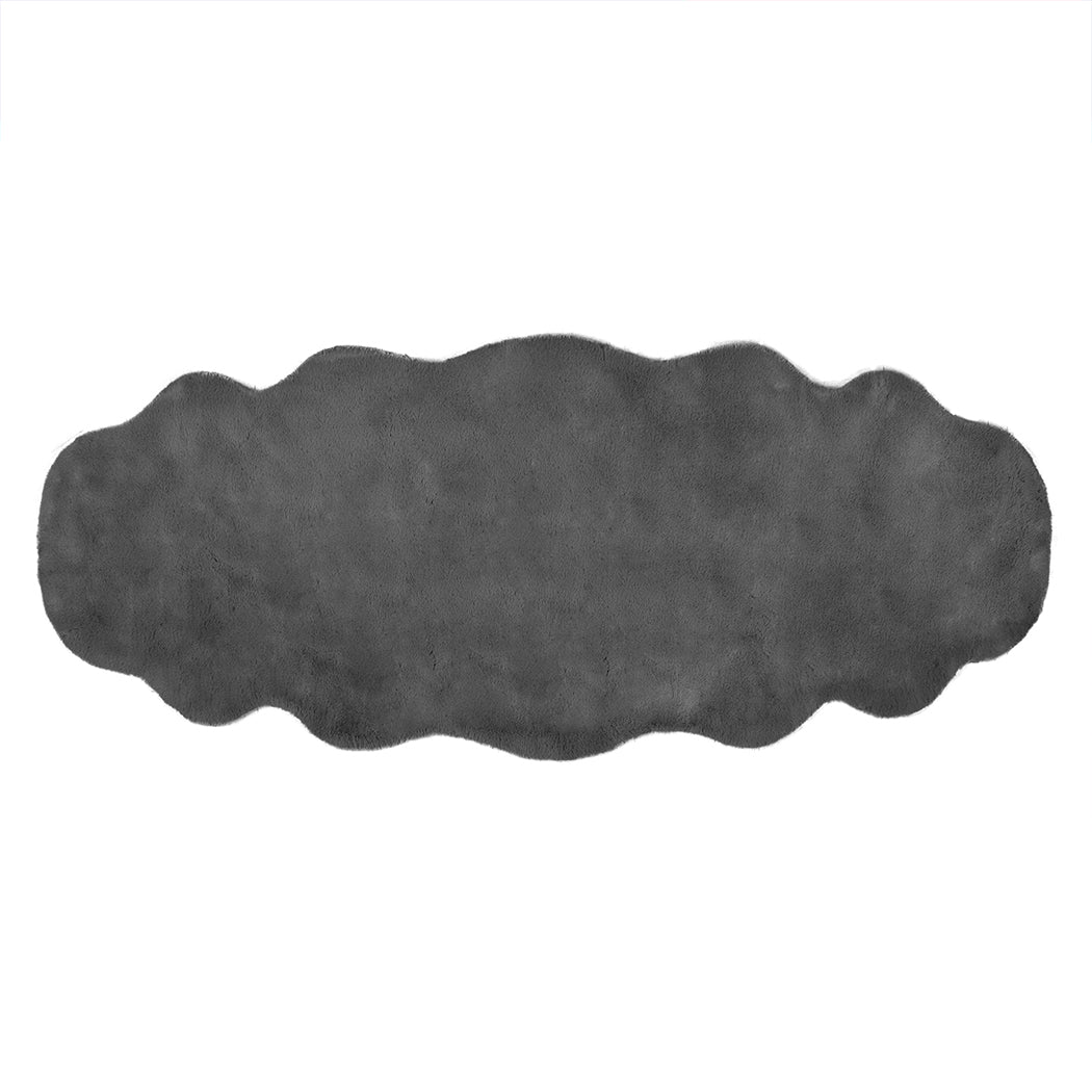 Marlow Floor Rug Area Rugs Cloud Fluffy 80X200cm Grey-2065254459767918592