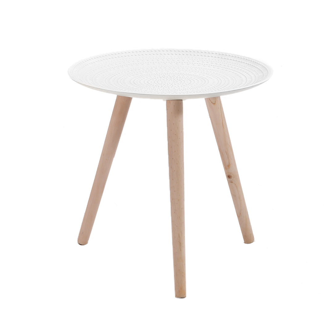 Levede Side Table Coffee Bedside End White-2006733258066366465