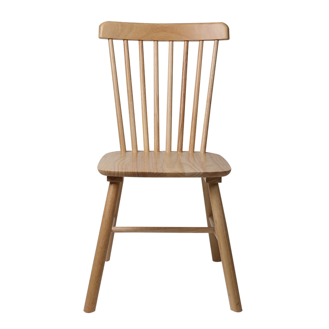Levede 2x Dining Chairs Kitchen Windor Oak-2065254608141422593