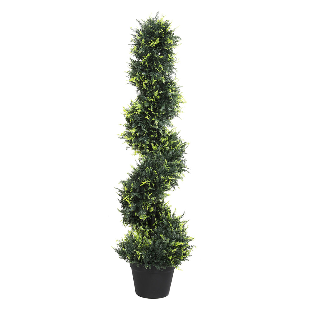 Lambu Artificial Spiral Cedar Tree-1910112266875965441