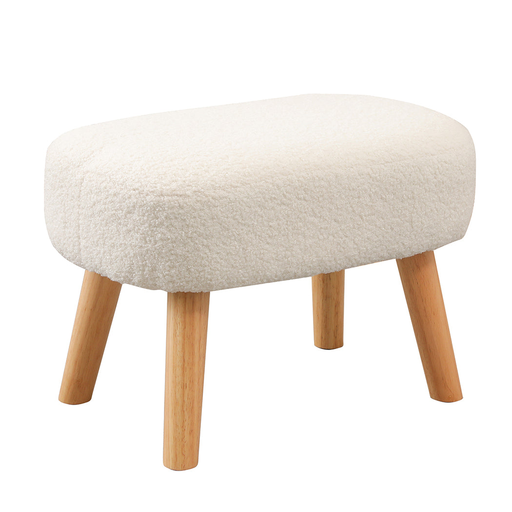 Levede Rocking Chair Ottoman Footrest With Side Pocket-2065254225570566147