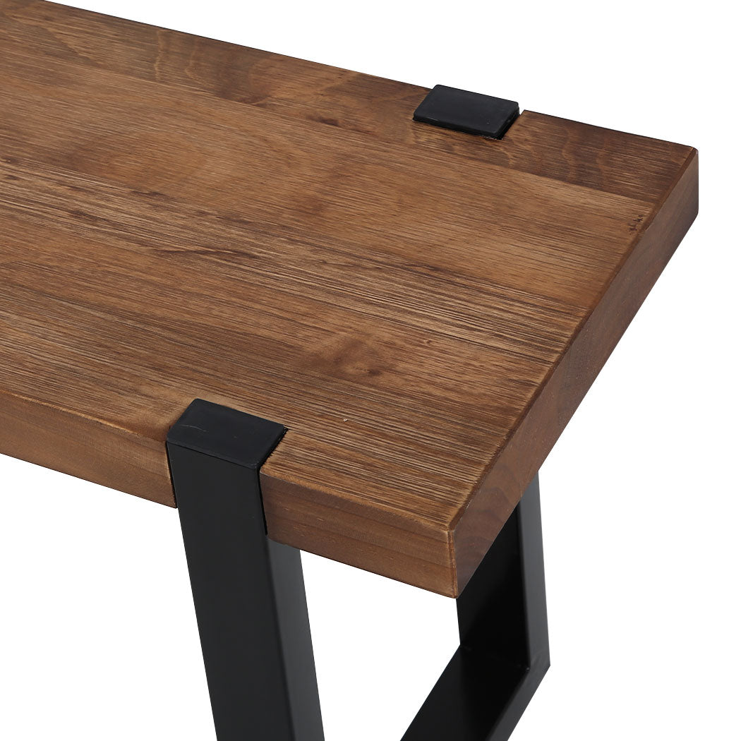 Levede 2x Dining Bench Chairs Wooden 140cm-2065254609814949891