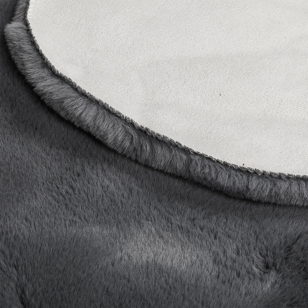 Marlow Floor Rug Area Rugs Cloud Fluffy 80X200cm Grey-2065254459767918595