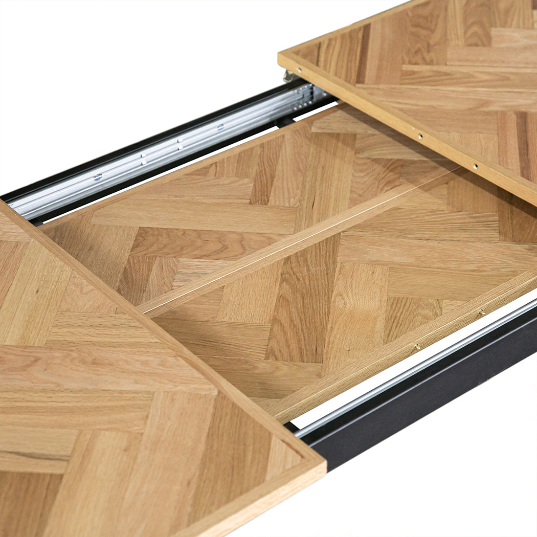 Levede Dining Table Extendable Rectangle Kitchen-2065254414268108804