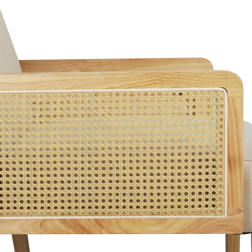 Levede Rattan Lounge Armchair-2065254401299320836