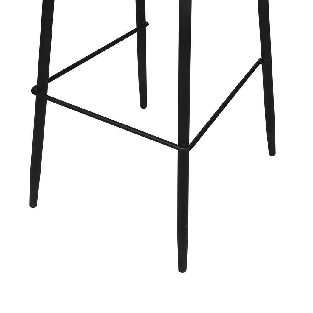 Levede 2x Bar Stool Barstools Counter Grey-2065254616609722373