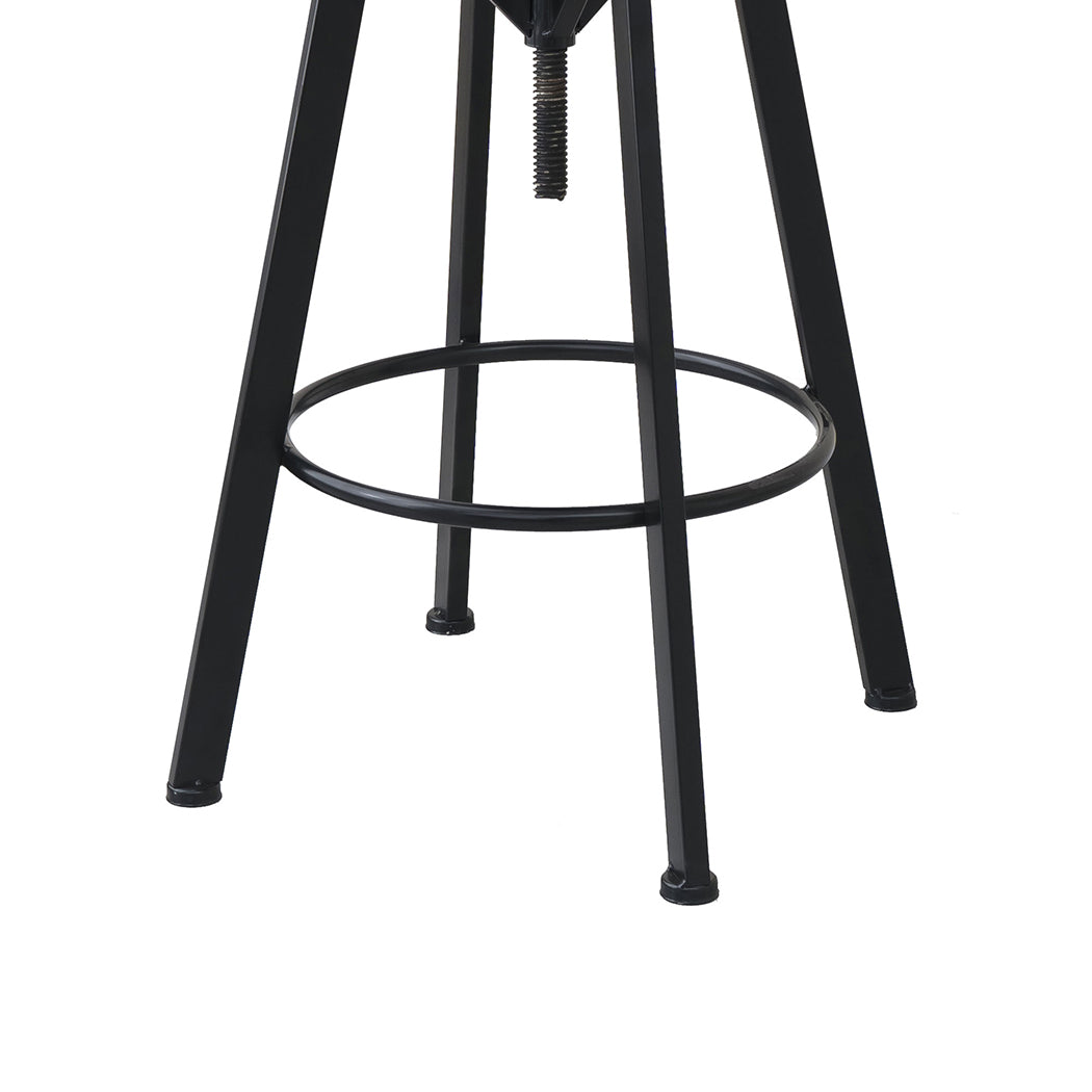 Levede 2x Bar Stool Industrial Adjustable-2065254251264872453
