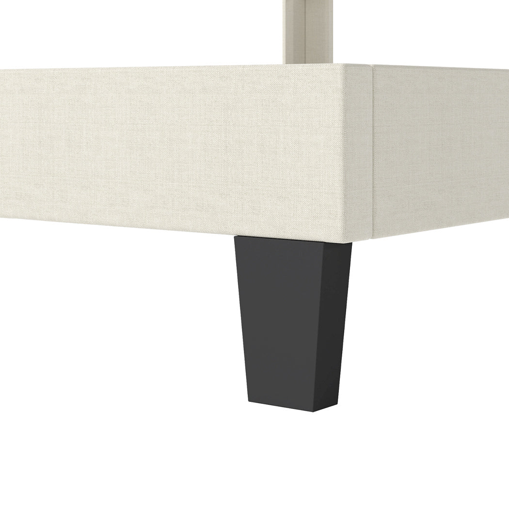 Levede Metal Wooden Bed Frame Queen Panel Plush Upholstered Mattress Platform-2065254298677284869