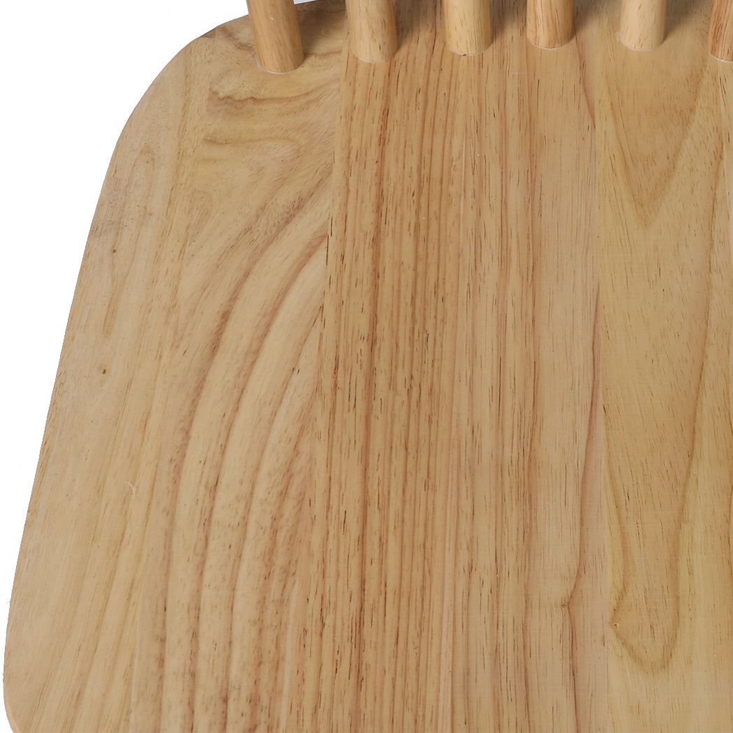 Levede 2x Dining Chairs Kitchen Windor Oak-2065254608141422597